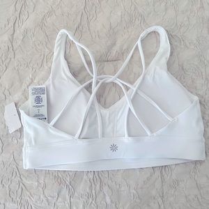 New white Athleta sports bra